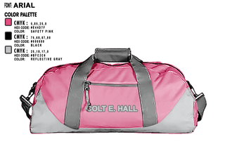 Duffle Bag, COLT E. HALL, , Teamtime, Team time, sublimation, custom sports apparel, team uniforms, spirit wear, spiritwear, sports uniforms, custom shirts, team store, custom team store, fundraiser sports, apparel fundraiser