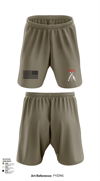 Athletic Shorts With Pockets, 2-5 CAV Snipers, Army, Teamtime, Team time, sublimation, custom sports apparel, team uniforms, spirit wear, spiritwear, sports uniforms, custom shirts, team store, custom team store, fundraiser sports, apparel fundraiser