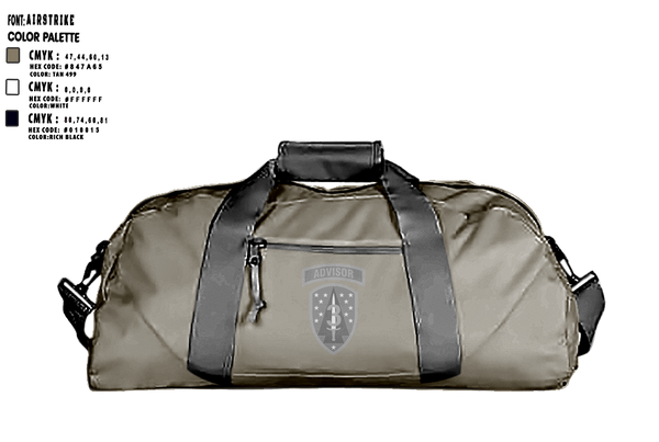 Duffle Bag, TM 2, B TRP, 3rd SQDN, 3 SFAB, Army, Teamtime, Team time, sublimation, custom sports apparel, team uniforms, spirit wear, spiritwear, sports uniforms, custom shirts, team store, custom team store, fundraiser sports, apparel fundraiser