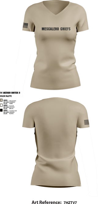Womens Short Sleeve Vneck Shirt, Mescalero chiefs, , Teamtime, Team time, sublimation, custom sports apparel, team uniforms, spirit wear, spiritwear, sports uniforms, custom shirts, team store, custom team store, fundraiser sports, apparel fundraiser
