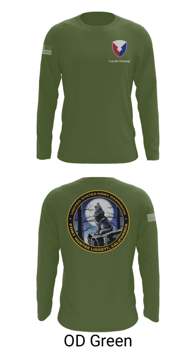 USAG Fort Hunter Liggett 63264859 Long Sleeve Performance Shirt - 27