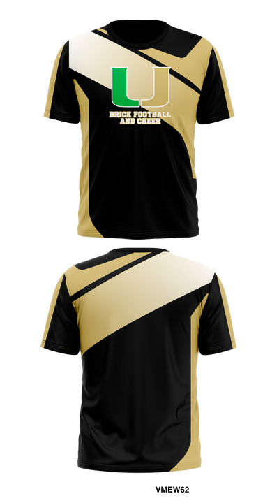 Brick Football & Cheer 78984448 Short Sleeve Performance Shirt - 5