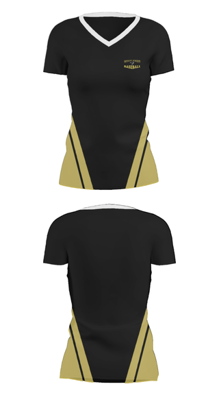 Women's Short Sleeve Vneck Shirt, Hammond Academy Of Science & Tech Baseball, Baseball, Teamtime, Team time, sublimation, custom sports apparel, team uniforms, spirit wear, spiritwear, sports uniforms, custom shirts, team store, custom team store, fundraiser sports, apparel fundraiser