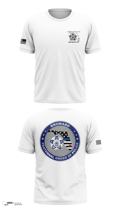 Broward Fraternal Order of Police 91005967 Short Sleeve Performance Shirt - 4