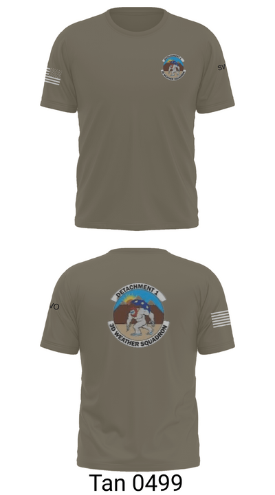 Detachment 1, 3rd Combat Weather Sqd 68533105 Short Sleeve Performance Shirt - 76