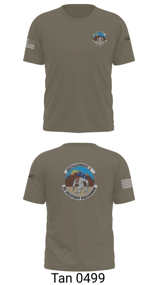 Short Sleeve Performance Shirt, Detachment 1, 3rd Combat Weather Sqd, Air Force, Teamtime, Team time, sublimation, custom sports apparel, team uniforms, spirit wear, spiritwear, sports uniforms, custom shirts, team store, custom team store, fundraiser sports, apparel fundraiser