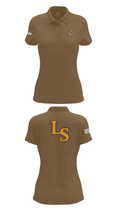 Lutheran High School South Cross Country 50596154 Women's Short Sleeve Performance Polo  - 7