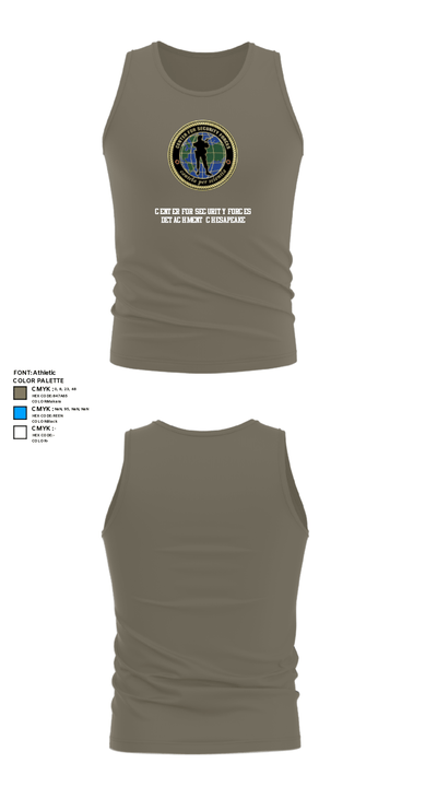 Center for Security Forces Detachment Chesapeake 88189039 Tank Top - 75