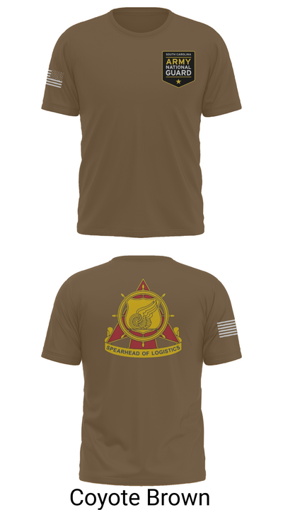 SOUTH CAROLINA ARMY NATIONAL GUARD 14160186 Old School Cotton Feel Shirt - 10