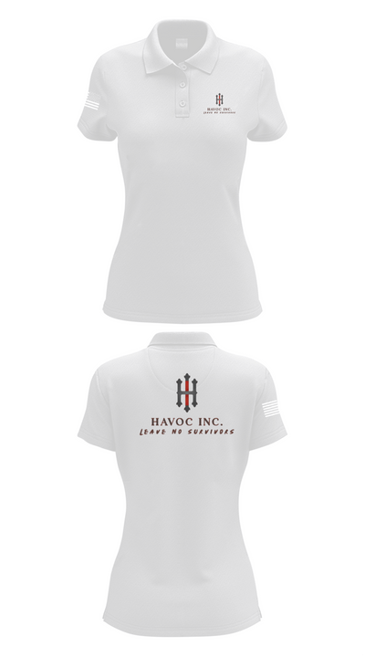 HAVOC INC 6408447 Women's Short Sleeve Performance Polo  - 17