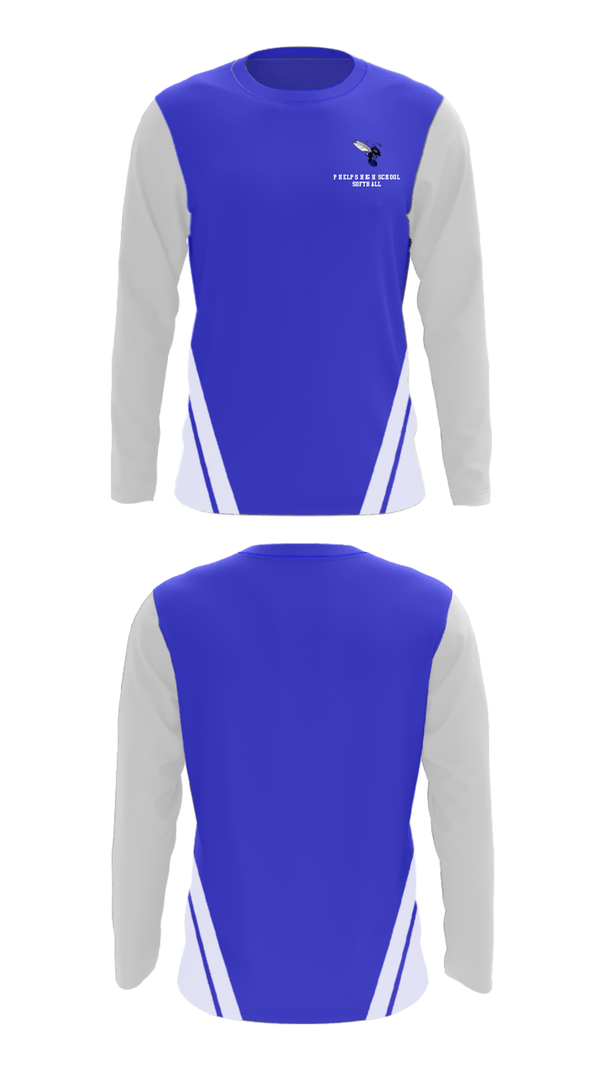 Long Sleeve Performance Shirt, Phelps High School Softball, Softball, Teamtime, Team time, sublimation, custom sports apparel, team uniforms, spirit wear, spiritwear, sports uniforms, custom shirts, team store, custom team store, fundraiser sports, apparel fundraiser