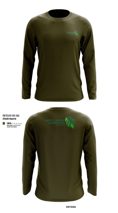 Moils Lawn and landscape 2540388 Long Sleeve Performance Shirt 251