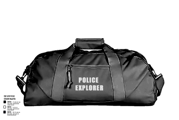 Duffle Bag, Police Explorer, Police, Teamtime, Team time, sublimation, custom sports apparel, team uniforms, spirit wear, spiritwear, sports uniforms, custom shirts, team store, custom team store, fundraiser sports, apparel fundraiser
