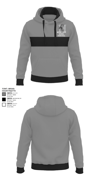 Hoodie, Meade High School Baseball, Baseball, Teamtime, Team time, sublimation, custom sports apparel, team uniforms, spirit wear, spiritwear, sports uniforms, custom shirts, team store, custom team store, fundraiser sports, apparel fundraiser