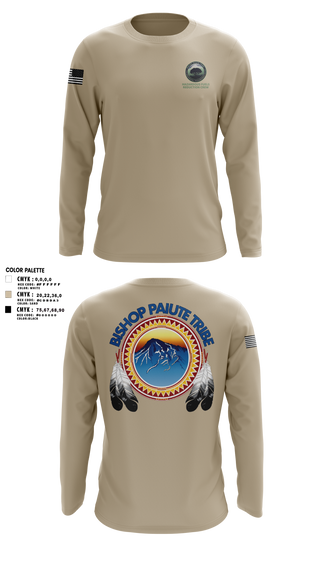 Long Sleeve Performance Shirt, Bishop Paiute EMO/ Hazardous Fiels Reduction, Fire Department, Teamtime, Team time, sublimation, custom sports apparel, team uniforms, spirit wear, spiritwear, sports uniforms, custom shirts, team store, custom team store, fundraiser sports, apparel fundraiser