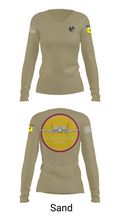 442D FW 35089467 Women's Long Sleeve V-neck Shirt - 97