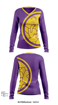 Aiken High School 45684416 Women's Long Sleeve V-neck Shirt - 105