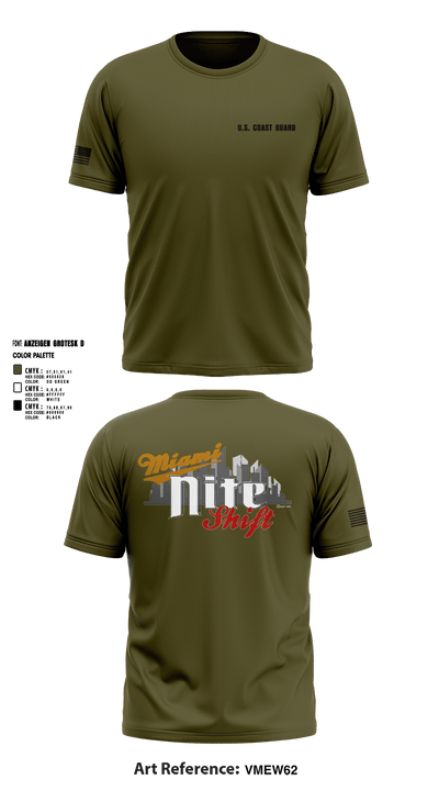 Air Station Miami 95646017 Short Sleeve Performance Shirt - 5