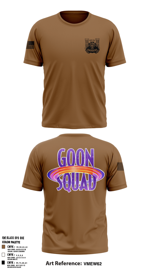 Short Sleeve Performance Shirt, GOON SQUAD, Army, Teamtime, Team time, sublimation, custom sports apparel, team uniforms, spirit wear, spiritwear, sports uniforms, custom shirts, team store, custom team store, fundraiser sports, apparel fundraiser