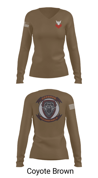 Women's Long Sleeve Vneck Shirt, MCAS CHERRY POINT. H&HS, Navy, Teamtime, Team time, sublimation, custom sports apparel, team uniforms, spirit wear, spiritwear, sports uniforms, custom shirts, team store, custom team store, fundraiser sports, apparel fundraiser