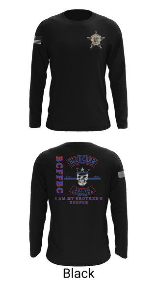 Long Sleeve Performance Shirt, Bluecrew law enforcement motorcycle club, , Teamtime, Team time, sublimation, custom sports apparel, team uniforms, spirit wear, spiritwear, sports uniforms, custom shirts, team store, custom team store, fundraiser sports, apparel fundraiser