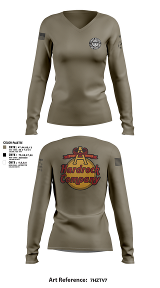 Womens Long Sleeve Vneck Shirt, 2nd PLT A CO-The Family, Army, Teamtime, Team time, sublimation, custom sports apparel, team uniforms, spirit wear, spiritwear, sports uniforms, custom shirts, team store, custom team store, fundraiser sports, apparel fundraiser