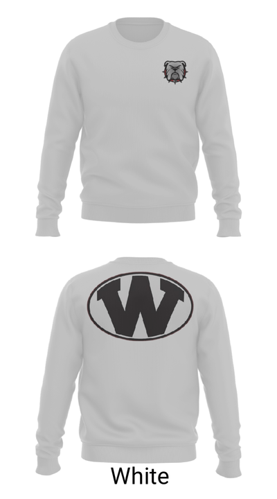 Wheeler County Middle School Softball 81804266 Crew Neck Sweatshirt - 2