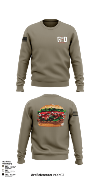 Crew Neck Sweatshirt, TM EAB, Army, Teamtime, Team time, sublimation, custom sports apparel, team uniforms, spirit wear, spiritwear, sports uniforms, custom shirts, team store, custom team store, fundraiser sports, apparel fundraiser