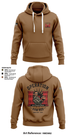 Hoodie, 305th En Co, Army, Teamtime, Team time, sublimation, custom sports apparel, team uniforms, spirit wear, spiritwear, sports uniforms, custom shirts, team store, custom team store, fundraiser sports, apparel fundraiser