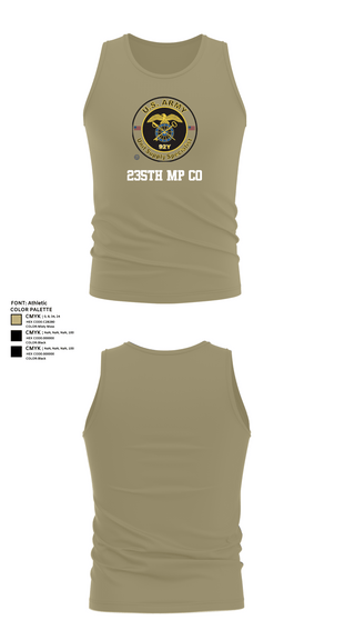 Tank Top, 235th MP CO, Army, Teamtime, Team time, sublimation, custom sports apparel, team uniforms, spirit wear, spiritwear, sports uniforms, custom shirts, team store, custom team store, fundraiser sports, apparel fundraiser