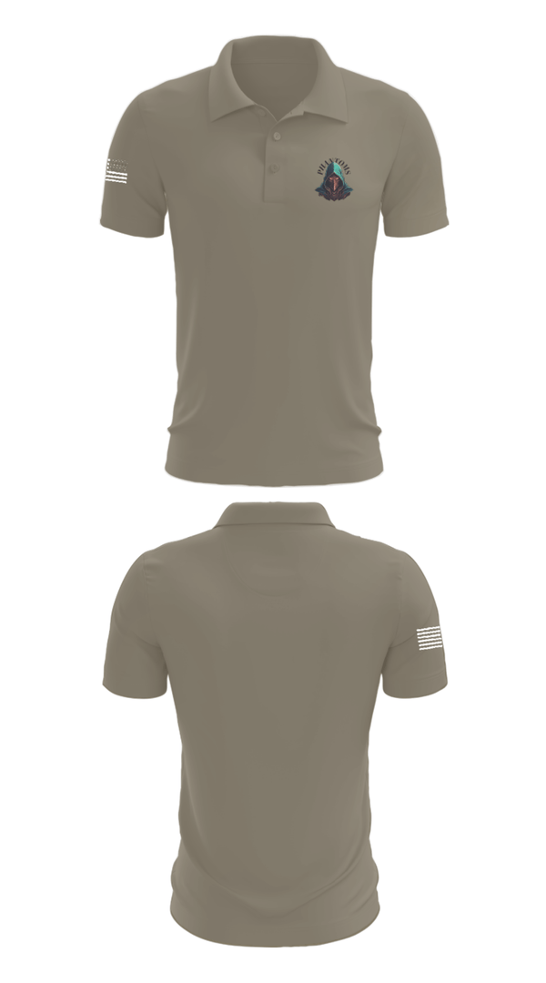 Short Sleeve Performance Polo, 2nd Platoon Charlie Battery 5-4, Army, Teamtime, Team time, sublimation, custom sports apparel, team uniforms, spirit wear, spiritwear, sports uniforms, custom shirts, team store, custom team store, fundraiser sports, apparel fundraiser