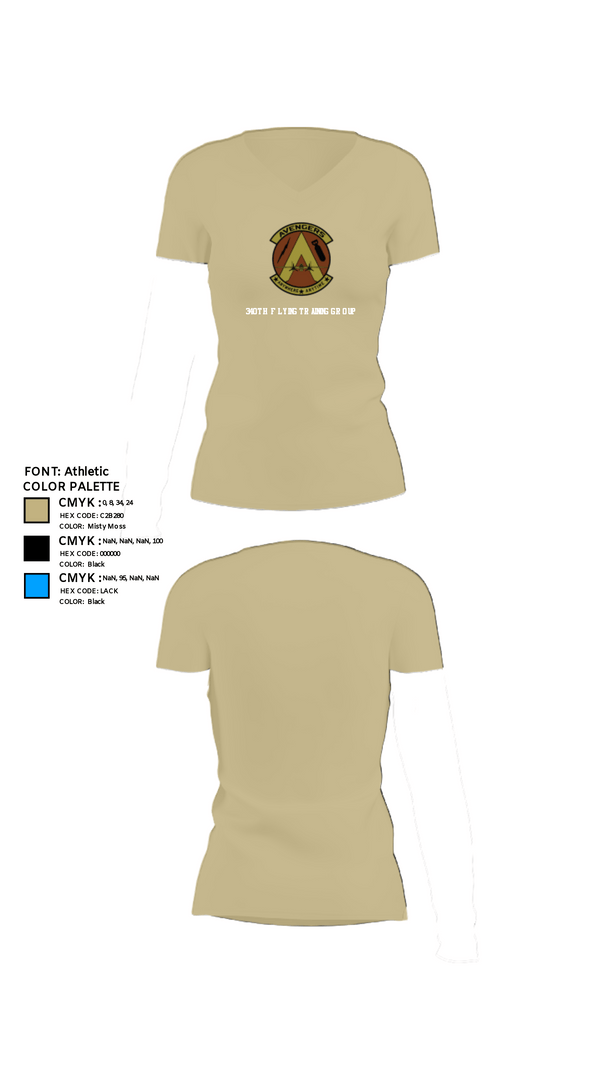 Women's Short Sleeve Vneck Shirt, 340th Flying Training Group, Air Force, Teamtime, Team time, sublimation, custom sports apparel, team uniforms, spirit wear, spiritwear, sports uniforms, custom shirts, team store, custom team store, fundraiser sports, apparel fundraiser