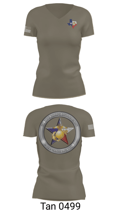 Goodfellow AFB MCD 8795837 Women's Short Sleeve V-neck Shirt - 68