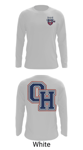 Long Sleeve Performance Shirt, Oak Hill High School, Spirit Store, Teamtime, Team time, sublimation, custom sports apparel, team uniforms, spirit wear, spiritwear, sports uniforms, custom shirts, team store, custom team store, fundraiser sports, apparel fundraiser