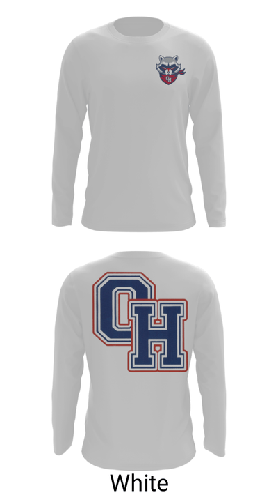 Oak Hill High School 95566271 Long Sleeve Performance Shirt - 7