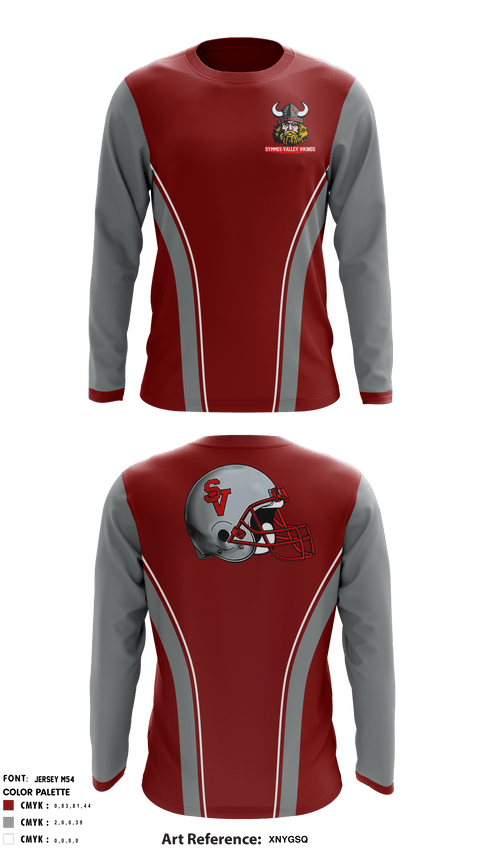 Long Sleeve Performance Shirt, Symmes Valley Vikings, Football, Teamtime, Team time, sublimation, custom sports apparel, team uniforms, spirit wear, spiritwear, sports uniforms, custom shirts, team store, custom team store, fundraiser sports, apparel fundraiser