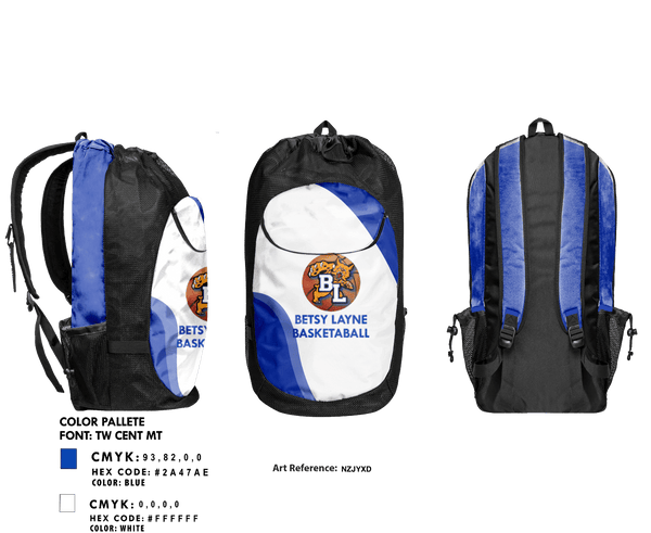 Gear Bag, Betsy Layne High School Basketball, Men's Basketball, Teamtime, Team time, sublimation, custom sports apparel, team uniforms, spirit wear, spiritwear, sports uniforms, custom shirts, team store, custom team store, fundraiser sports, apparel fundraiser