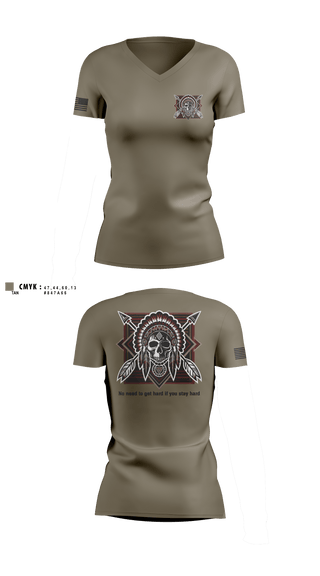 Womens Short Sleeve Vneck Shirt, Comanche Squad, Army, Teamtime, Team time, sublimation, custom sports apparel, team uniforms, spirit wear, spiritwear, sports uniforms, custom shirts, team store, custom team store, fundraiser sports, apparel fundraiser