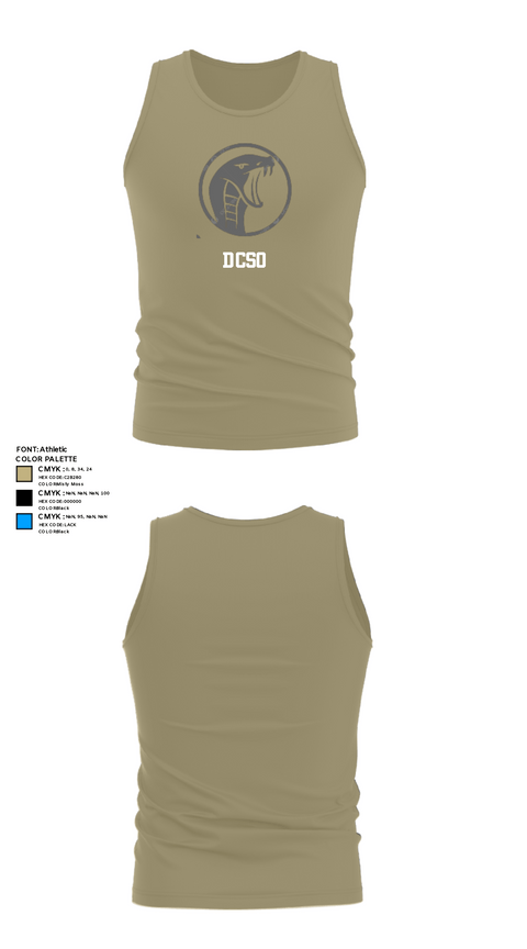 Tank Top, DCSO, Police, Teamtime, Team time, sublimation, custom sports apparel, team uniforms, spirit wear, spiritwear, sports uniforms, custom shirts, team store, custom team store, fundraiser sports, apparel fundraiser