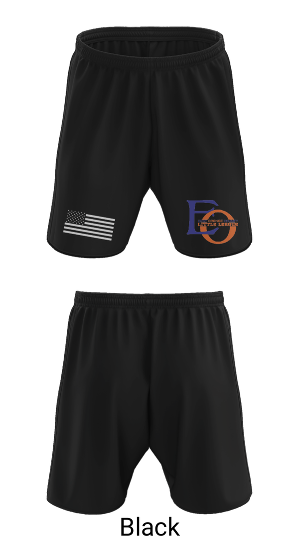 Athletic Shorts With Pockets, East Orange County Little League, Baseball, Teamtime, Team time, sublimation, custom sports apparel, team uniforms, spirit wear, spiritwear, sports uniforms, custom shirts, team store, custom team store, fundraiser sports, apparel fundraiser