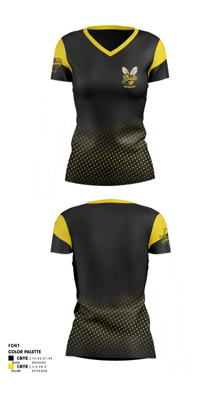 Womens Short Sleeve Vneck Shirt, Denison High School Swimming, Swimming, Teamtime, Team time, sublimation, custom sports apparel, team uniforms, spirit wear, spiritwear, sports uniforms, custom shirts, team store, custom team store, fundraiser sports, apparel fundraiser