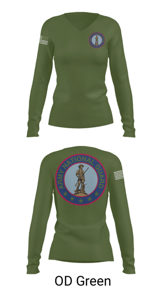 Women's Long Sleeve Vneck Shirt, Ben, National Guard, Teamtime, Team time, sublimation, custom sports apparel, team uniforms, spirit wear, spiritwear, sports uniforms, custom shirts, team store, custom team store, fundraiser sports, apparel fundraiser