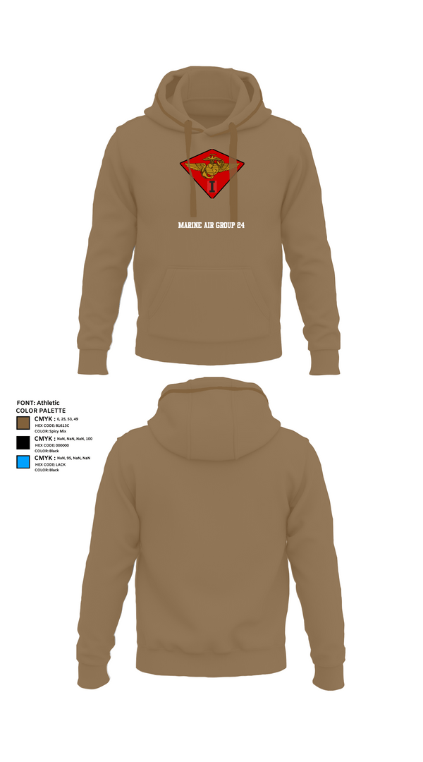 Hoodie, Marine Air Group 24, Marines, Teamtime, Team time, sublimation, custom sports apparel, team uniforms, spirit wear, spiritwear, sports uniforms, custom shirts, team store, custom team store, fundraiser sports, apparel fundraiser