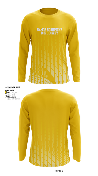Long Sleeve Performance Shirt, SA408 Scorpions, Ice Hockey, Teamtime, Team time, sublimation, custom sports apparel, team uniforms, spirit wear, spiritwear, sports uniforms, custom shirts, team store, custom team store, fundraiser sports, apparel fundraiser