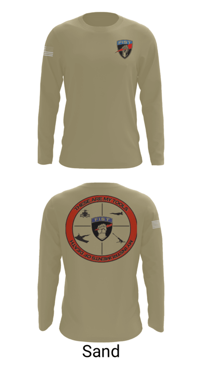 Bravo 1/78th FA 82804749 Long Sleeve Performance Shirt - 86