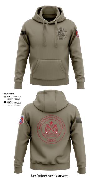 Hoodie, B.N.R.A, Army, Teamtime, Team time, sublimation, custom sports apparel, team uniforms, spirit wear, spiritwear, sports uniforms, custom shirts, team store, custom team store, fundraiser sports, apparel fundraiser