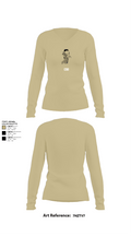 CSO 34568070 Women's Long Sleeve V-neck Shirt - 82