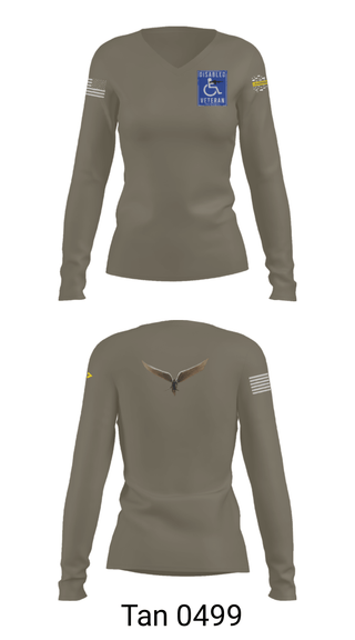 Womens Long Sleeve Vneck Shirt, 1-5 25th, Army, Teamtime, Team time, sublimation, custom sports apparel, team uniforms, spirit wear, spiritwear, sports uniforms, custom shirts, team store, custom team store, fundraiser sports, apparel fundraiser