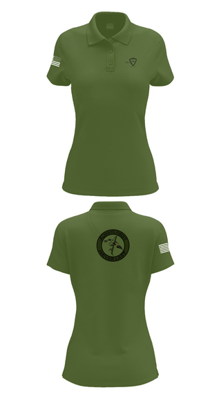 Womens Short Sleeve Performance Polo, 1055th Trans 1st Plt, National Guard, Teamtime, Team time, sublimation, custom sports apparel, team uniforms, spirit wear, spiritwear, sports uniforms, custom shirts, team store, custom team store, fundraiser sports, apparel fundraiser