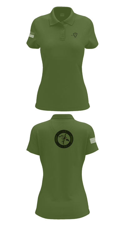 1055th Trans 1st Plt 68355484 Women's Short Sleeve Performance Polo  - 52